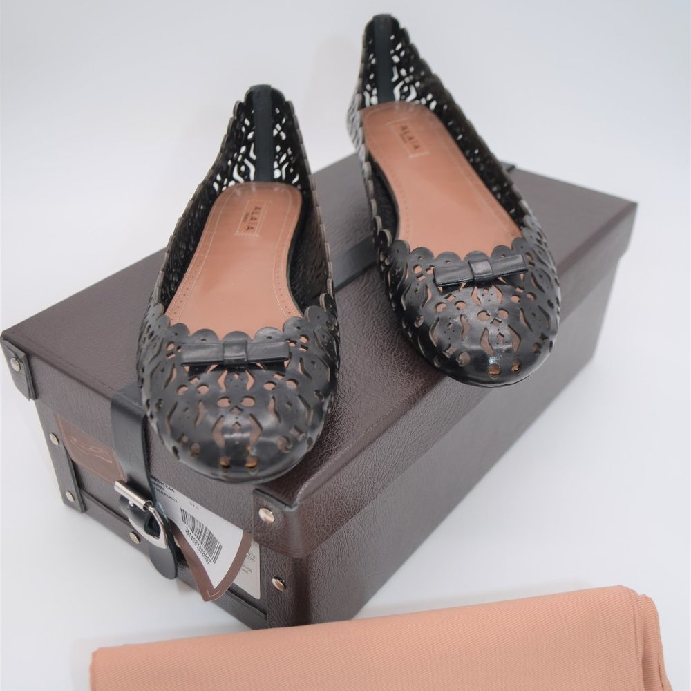 ALAIA Paris Ballerines Veau2 Verrerier2